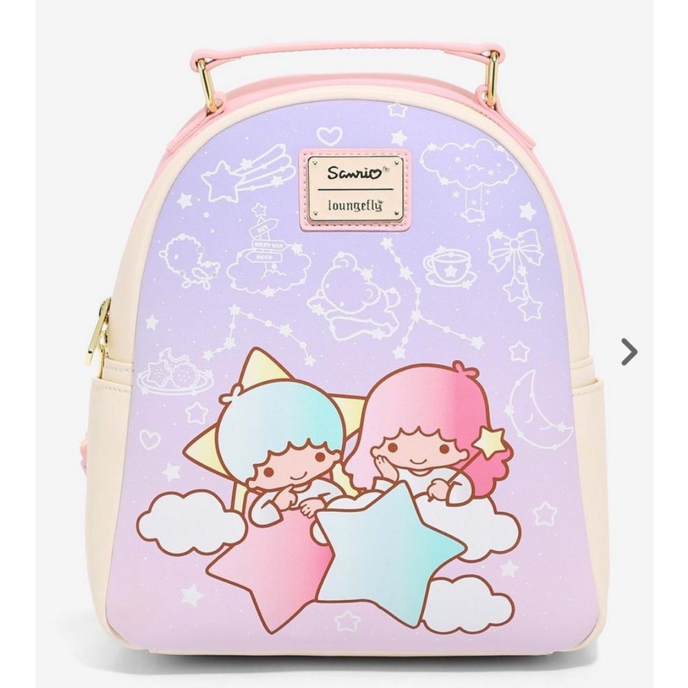 Loungefly Sanrio Lityle Twin Stars constellation backpack. New
